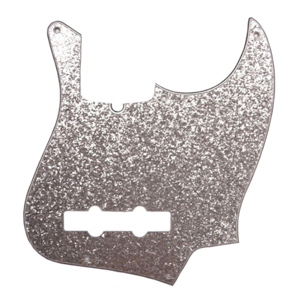 DPP JB SIS - J-Bass Pickguard Silver Sparkle