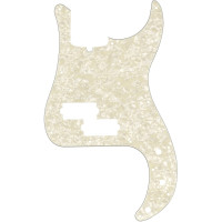 992176000 - Pickguard, Precision Bass®, 13-Hole Mount, Aged White Pearl, 4-Ply
