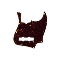 74131000 - Pickguard Jazz Bass® 10 Hole Mount Tortoise Shell 4-Ply