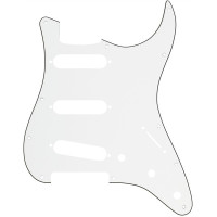 991374000 - Pickguard, Stratocaster® S/S/S, 11-Hole Mount, Parchment P/B/P, 3-Ply
