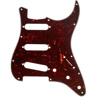 991344000 - Pickguard, Stratocaster® S/S/S, (with Truss Rod Notch), 11-Hole Vintage Mount, Tortoise Shell, 4-Ply