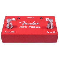 Fender 234506000 - 2-Switch ABY Pedal, Red