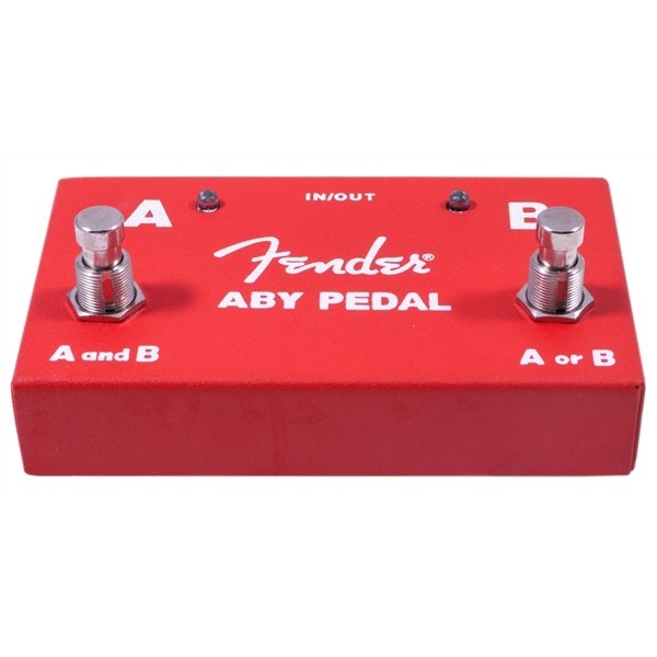 Fender 234506000 - 2-Switch ABY Pedal, Red