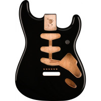 Fender 998003706 - Classic Series 60's Stratocaster® SSS Alder Body Vintage Bridge Mount, Black