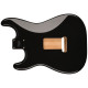 Fender 998003706 - Classic Series 60's Stratocaster® SSS Alder Body Vintage Bridge Mount, Black