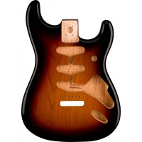 Fender 998003700 - Classic Series 60's Stratocaster® SSS Alder Body Vintage Bridge Mount, 3-Color Sunburst