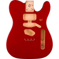Fender 997500709 - Deluxe Series Telecaster® SSH Alder Body Modern Bridge Mount, Candy Apple Red