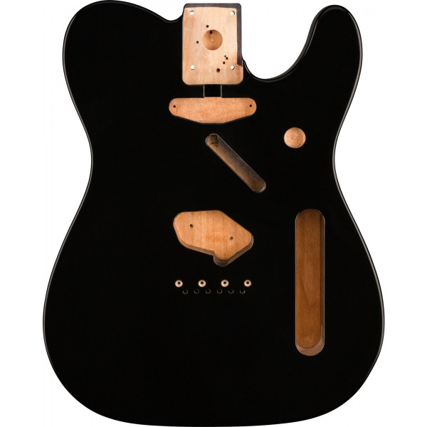 Fender 998006706 - Classic Series 60's Telecaster® SS Alder Body Vintage Bridge Mount, Black