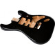 Fender 997103706 - Deluxe Series Stratocaster® HSH Alder Body 2 Point Bridge Mount, Black