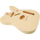 Fender 998006705 - Classic Series 60's Telecaster® SS Alder Body Vintage Bridge Mount, Olympic White