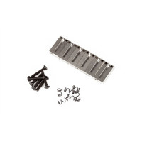 Fender 990840000 - American Series Guitar Bridge Sections (6 Saddles) (Satin)