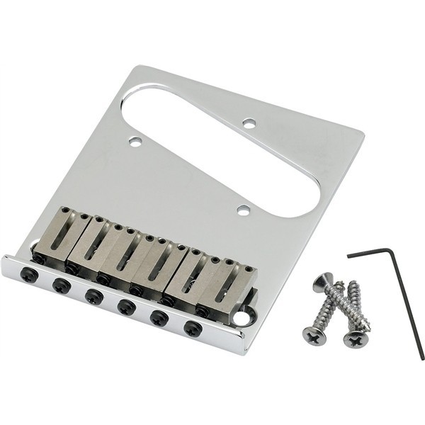 Fender 990807100 - 6-Saddle American Series Telecaster® Bridge Assembly (Chrome)