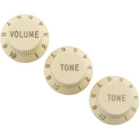 Fender 997209000 - Road Worn® Strat® Knobs Aged White