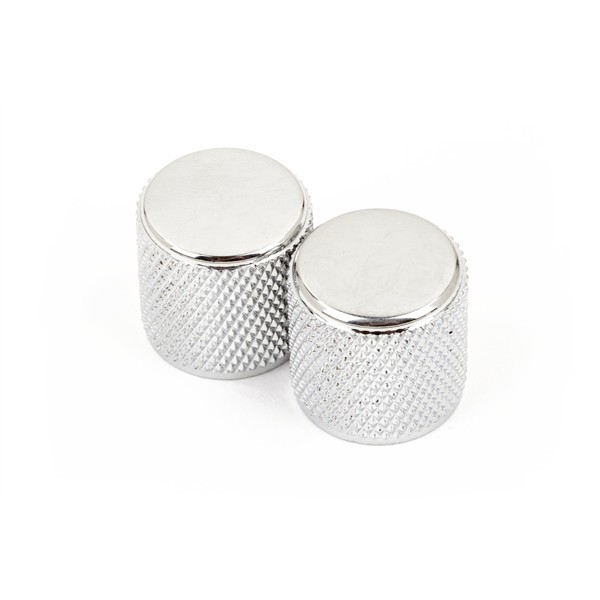 Fender 991366000 - Telecaster®/Precision Bass® Knobs Knurled Chrome 2-pack