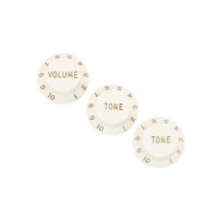 Fender 56254049 - Stratocaster® Knobs Parchment (Volume Tone Tone) 3-pack