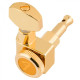 990818200 - Locking Stratocaster®/Telecaster® Staggered Tuning Machines (Gold) 6-pack
