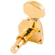 990818200 - Locking Stratocaster®/Telecaster® Staggered Tuning Machines (Gold) 6-pack