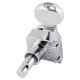 990818500 - Fender® Staggered Locking Tuners with Vintage-Style Buttons Polished Chrome 6-pack