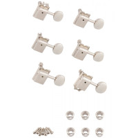 992074000 - Pure Vintage Guitar Tuning Machines Nickel/Chrome Set