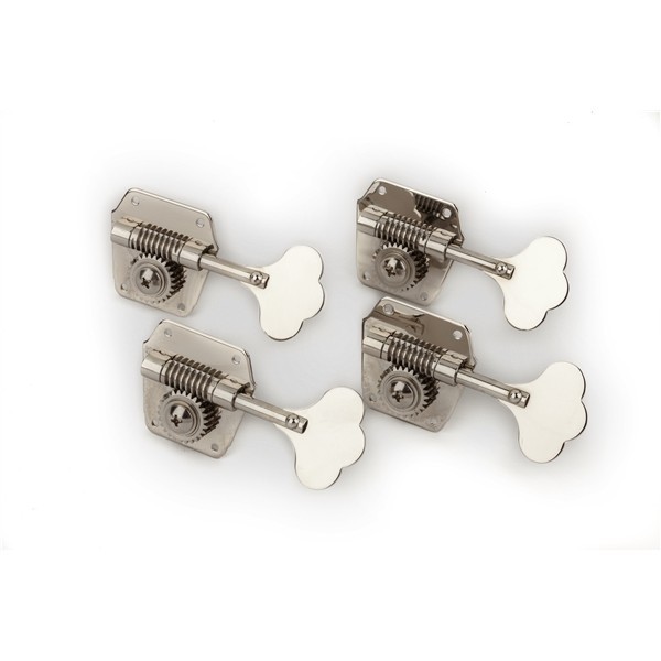 78834049 - Pure Vintage Bass Tuning Machines Nickel-Plated Steel Set
