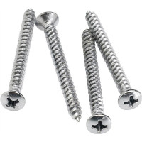Fender 994948000 - Neck Mounting Screws 4-pack (Chrome)