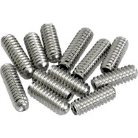Fender 994928000 - American Vintage Stratocaster®/Telecaster® Bridge Saddle Height Adjustment Screws 12-pack (Nickel)