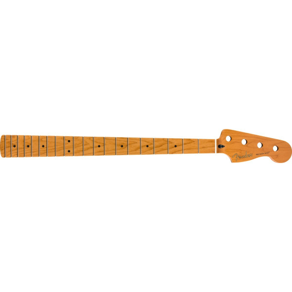 990802920 - Roasted Maple Precision Bass Neck, 20 Medium Jumbo Frets, 9.5