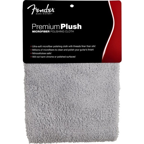 Fender 990525000 - Premium Care Microfiber Polishing Cloth Gray