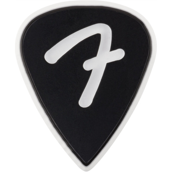 Fender 1984351306 - F Grip 351 Picks Black 3-pack
