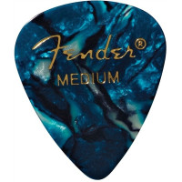 1980351808 - Premium Celluloid 351 Shape Picks Medium Ocean Turquoise 12-Pack