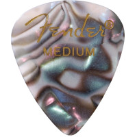 Fender 1980351857 - Premium Celluloid 351 Shape Picks Medium Abalone 12-Pack