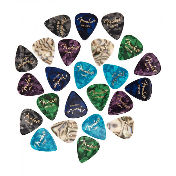1980351924 - 351 Shape Premium Picks -24 Count Pack, Multi-Color