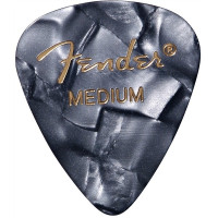 1980351843 - Premium Celluloid 351 Shape Picks Medium Black Moto 12-Pack