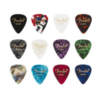 Fender 980300500 - 351 Shape, Celluloid Medley, Heavy (12)