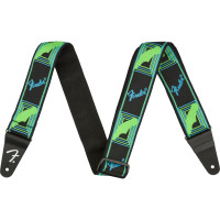 990681303 - Strap Fender Neon Monogrammed, Green/Blue