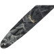 990650106 - Tie Dye Leather Strap, Black