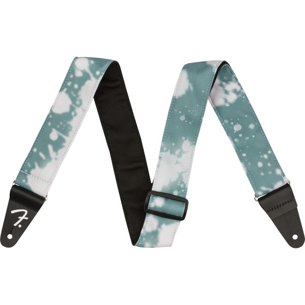Fender 990637208 - Strap Fender Tie Dye Acid Wash Strap, Teal