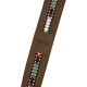 Fender 990612021 - Paramount Acoustic Leather Strap, Brown