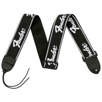 990671000 - Fender® Running Logo Strap Black
