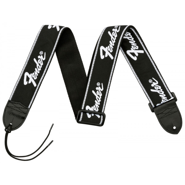 990671000 - Fender® Running Logo Strap Black