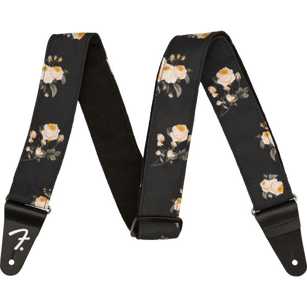 990638006 - Floral series straps - Black