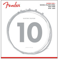 Fender 730250407 - Super 250 Guitar Strings Set Nickel Plated Steel Ball End 250RH Gauges .010-.052