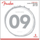 Fender 730250309 - Super 250L NPS Ball End Strings Set (.009-.042 Gauges) 3-Pack