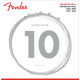 Fender 730350406 - Stainless 350's Guitar Strings Set Stainless Steel Ball End 350R Gauges .010-.046