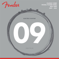 Fender 730255403 - Classic Core Electric Guitar Strings Set 255L Nickel-Plated Steel Ball Ends (.009-.042)