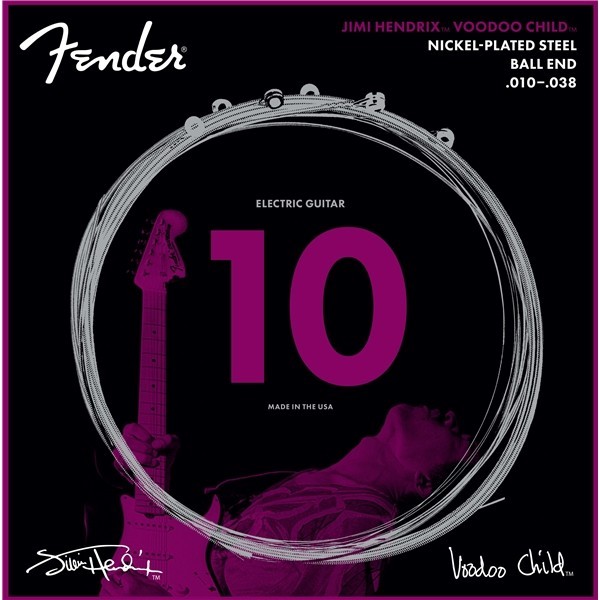 Fender 730250609 - Hendrix Voodoo Child™ Ball End NPS 10-38 Set