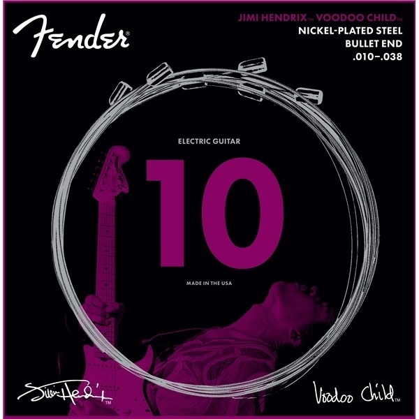Fender 733250609 - Hendrix Voodoo Child? Bullet End NPS 10-38 Set