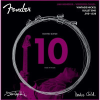 Fender 733150609 - Hendrix Voodoo Child? Bullet End Nickel 10-38 Set