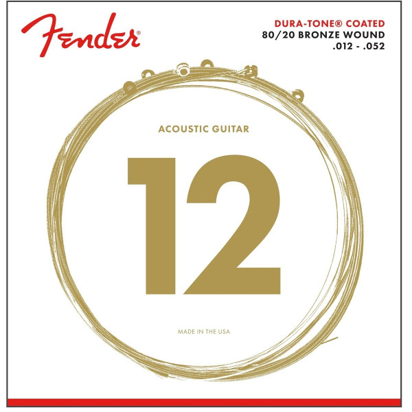 Fender 730880303 - Dura-Tone® 880L 80/20 Coated 12-52