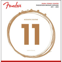 Fender 730860405 - 860CL Phosphor Bronze Dura-Tone® Coated 11-52 Set